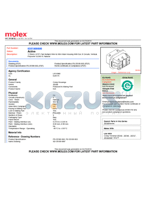 0351800600 datasheet - 1.78mm (.070