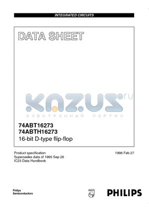 BT16273DL datasheet - 16-bit D-type flip-flop