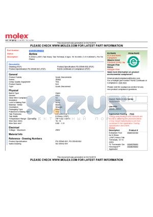 0354529802 datasheet - 6.35mm (.250