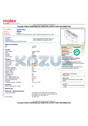 0355070800 datasheet - 2.00mm (.079