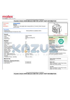 0355240924 datasheet - 1.78mm (.070