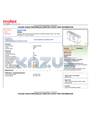 0355721500 datasheet - 2.50mm (.098