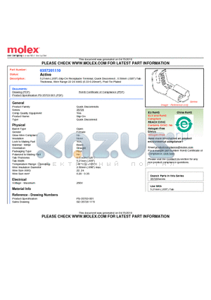 0357201110 datasheet - 5.21mm (.205