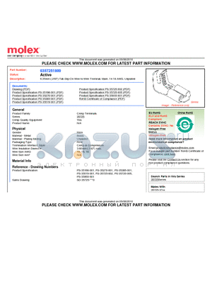 0357251800 datasheet - 6.35mm (.250