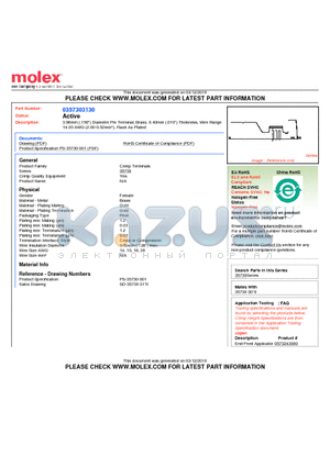 0357303130 datasheet - 3.96mm (.156