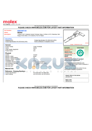 0357307110 datasheet - 1.30mm (.051