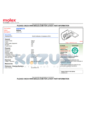 0357602710 datasheet - JOINT-H/D