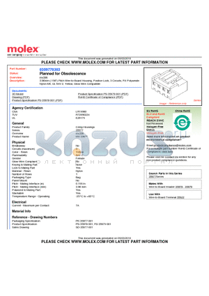 0359770303 datasheet - 3.96mm (.156