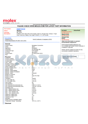 0365110121 datasheet - 2.54mm (.100