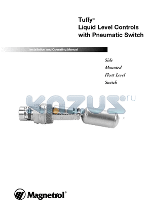 039-6000-100 datasheet - Tuffy^ Liquid Level Controls with Pneumatic Switch