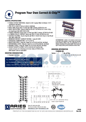 1109800-16 datasheet - Program Your Own Correct-A-Chip