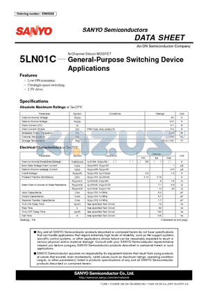 3LP01SS_06 datasheet - General-Purpose Switching Device Applications