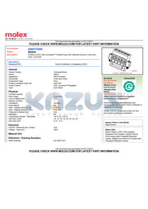 0395373005 datasheet - 5.08mm (.200