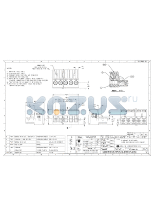 0398605008 datasheet - PLUGGABLE SR BTS ASSY, (200 CENTERS) WITH KEY FEATURE