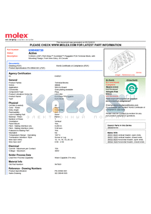 0399400720 datasheet - 5.08mm (.200