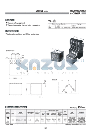 3RMES-334 datasheet - SPARK QUENCHER