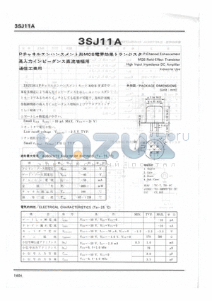 3SJ11A datasheet - 3SJ11A