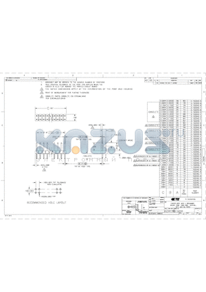 4-103240-0-03 datasheet - HEADER ASSY, MOD II, BREAKAWAY, DOUBLE ROW, .100X.100CL, VERTICAL, WITH .025 SQ POSTS