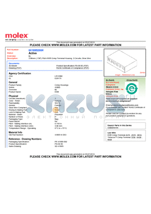 0416952004 datasheet - 3.96mm (.156