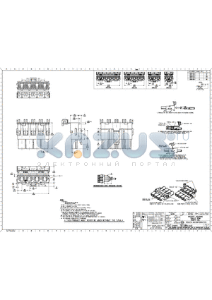 0428160412 datasheet - RECEPT. HOUSING SINGLE ROW MINIFIT SR.