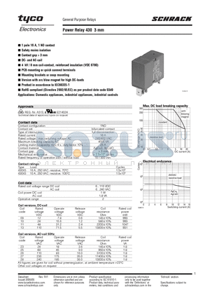 043025101100 datasheet - Power Relay