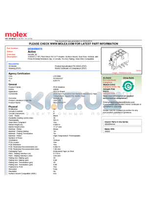 0430450415 datasheet - 3.00mm (.118