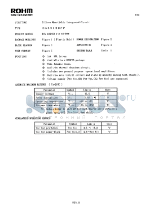 BA5912BFP datasheet - Silicon Monolithic Integrated Circuit