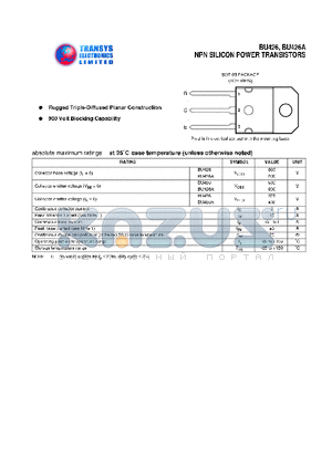 BU426 datasheet - NPN SILICON POWER TRANSISTORS