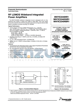 ATC100B5R6BT250XT datasheet - RF LDMOS Wideband Integrated Power Amplifiers