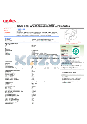 0438100369 datasheet - 4.20mm (.165