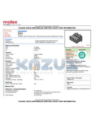 0439382201 datasheet - 10.00mm (.393