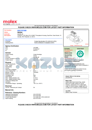 0441331000 datasheet - 3.00mm (.118