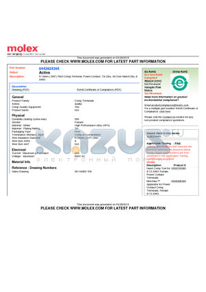 0442624304 datasheet - 9.14mm (.360