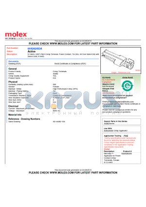 0442624534 datasheet - 9.14mm (.360