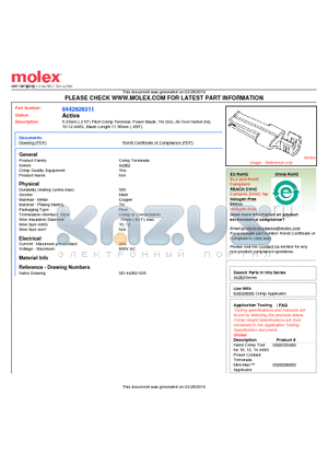 0442626311 datasheet - 5.33mm (.210