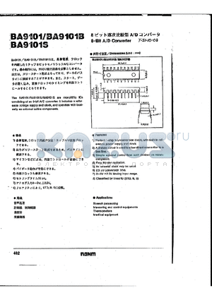 BA9101B datasheet - 8-bit A/D Converter