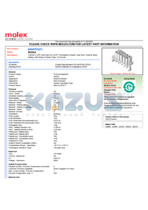 0444751811 datasheet - 4.20mm (.165