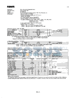 BU7620GUW datasheet - Silicon monolithic integrated circuits