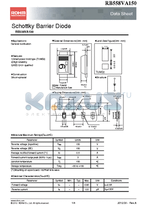 BU97941FV-E2 datasheet - Schottky Barrier Diode