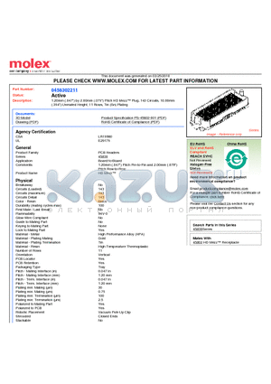 0458302211 datasheet - 1.20mm (.047