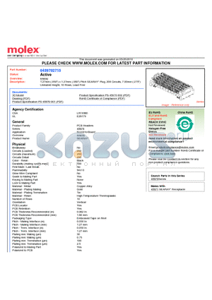 0459702715 datasheet - 1.27mm (.050