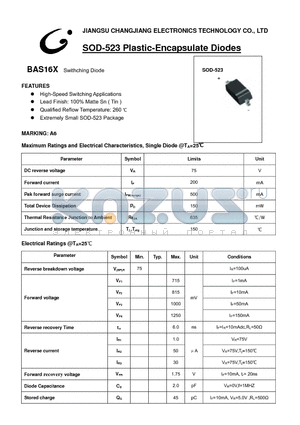 BAS16X-SOD-523 datasheet - Swithching Diode