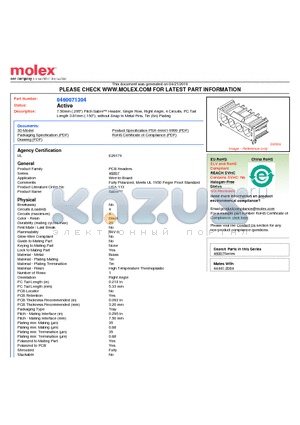 0460071304 datasheet - 7.50mm (.295