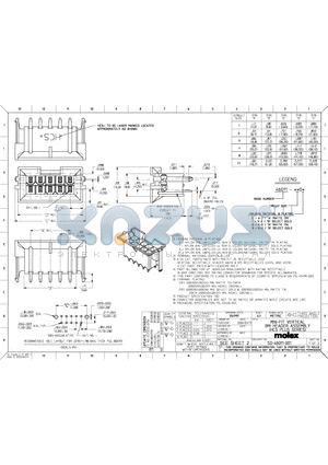 0460111401 datasheet - MINI-FIT VERTICAL BMI HEADER ASSEMBLY (HCS PLUS SERIES)