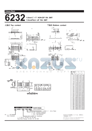 046232110015800 datasheet - 1.0mm Pitch