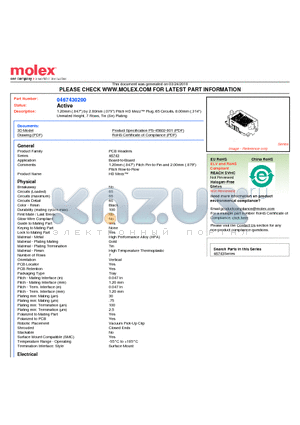 0467430200 datasheet - 1.20mm (.047