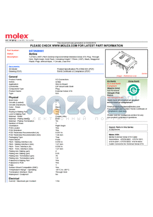 0473920001 datasheet - 1.27mm (.050