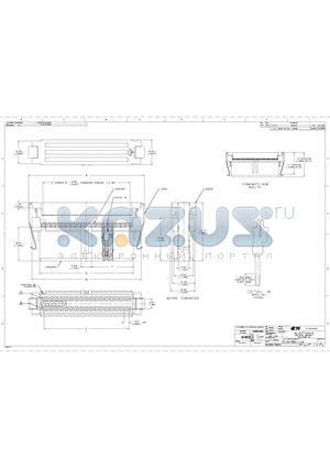 111196-3 datasheet - AMP-LATCH SYSTEM 50, RECEPTACLE ASSEMBLY