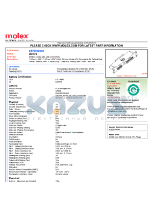 0476500002 datasheet - 1.00mm (.039