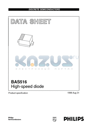 BAS516 datasheet - High-speed diode